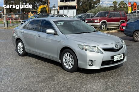 Silver 2011 Toyota Camry Sedan Hybrid