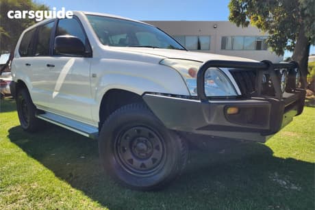 White 2005 Toyota Landcruiser Prado Wagon Gx (4X4)