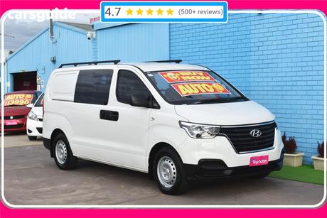 White 2019 Hyundai Iload Crew Van 6S Liftback