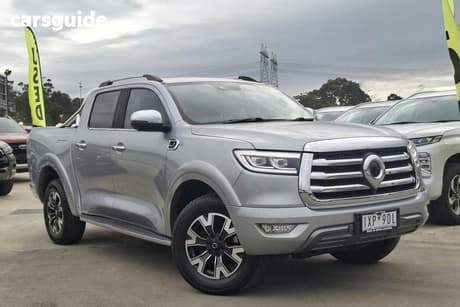 Silver 2023 GWM UTE Dual Cab Utility Cannon-X (4X4)