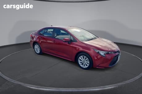 Red 2024 Toyota Corolla Sedan Ascent Sport
