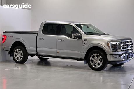 Silver 2023 Ford F150 Double Cab Pick Up Lariat Lwb (4Wd)