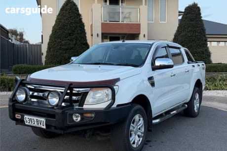 White 2015 Ford Ranger Dual Cab Utility Xlt 3.2 (4X4)