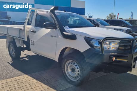 White 2021 Toyota Hilux Cab Chassis Workmate Hi-Rider