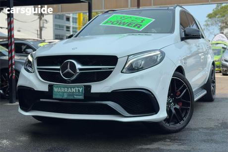 White 2016 Mercedes-Benz GLE63 Wagon S