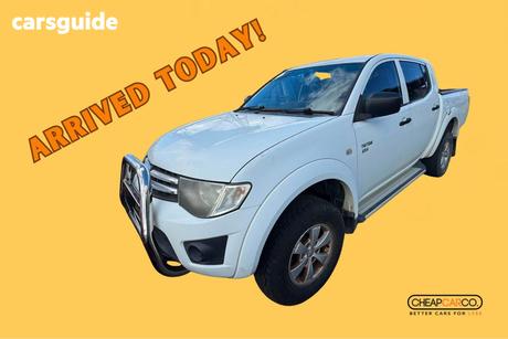White 2012 Mitsubishi Triton Double Cab Utility Glx (4X4)