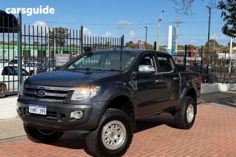 Grey 2013 Ford Ranger Dual Cab Utility Xlt 3.2 (4X4)