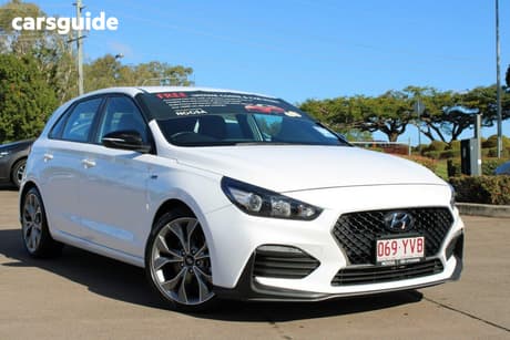 White 2019 Hyundai I30 Hatchback N Line