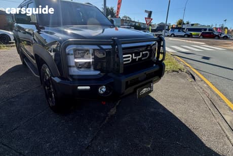 Black 2026 BYD Shark 6 Dual Cab Utility Premium