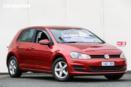 Red 2013 Volkswagen Golf Hatchback 90 Tsi