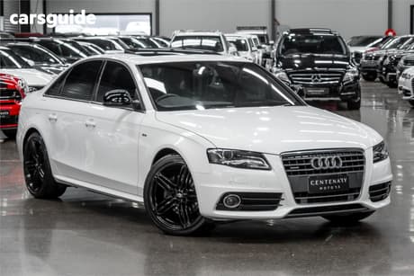 Black 2009 Audi A4 Sedan 2.0 Tfsi Quattro
