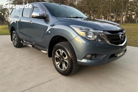 Blue 2017 Mazda BT-50 Dual Cab Utility Xtr (4X2)