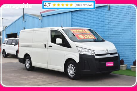 White 2019 Toyota HiAce Van Lwb