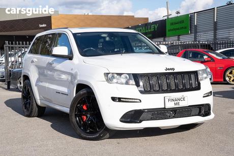 White 2012 Jeep Grand Cherokee Wagon Srt 8 Alpine