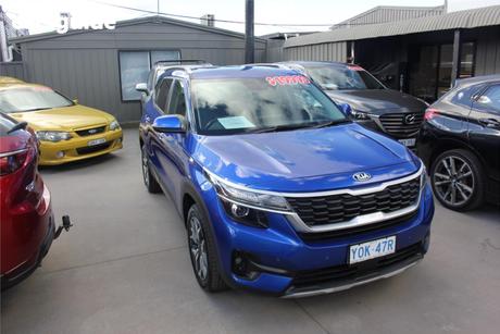 Blue 2020 Kia Seltos Wagon Sport+ (Fwd)