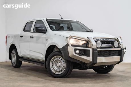 White 2021 Isuzu D-MAX Crew Cab Utility Sx (4X4)