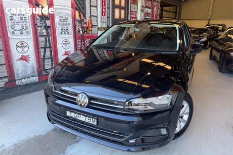 Black 2021 Volkswagen Polo Hatchback 85Tsi Comfortline