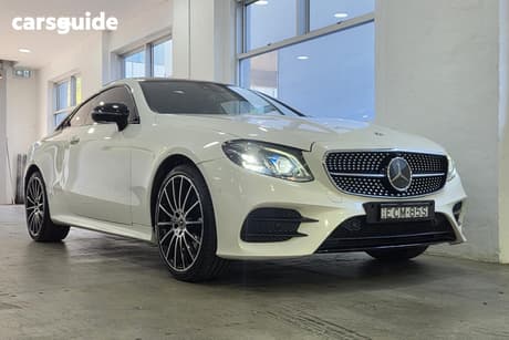 White 2019 Mercedes-Benz E300 Coupe