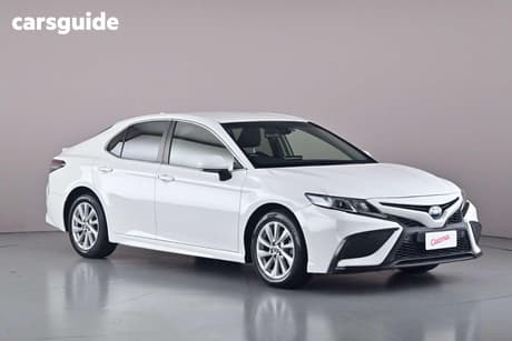 White 2021 Toyota Camry Sedan Ascent Sport Hybrid