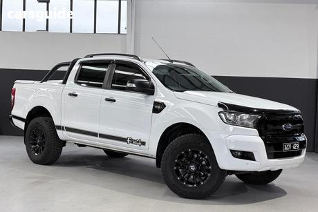 White 2017 Ford Ranger Dual Cab Utility Fx4 Special Edition