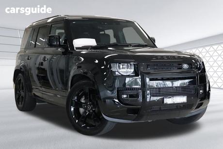 Black 2025 Land Rover Defender Wagon 110 D350 X-Dynamic Hse (257Kw)