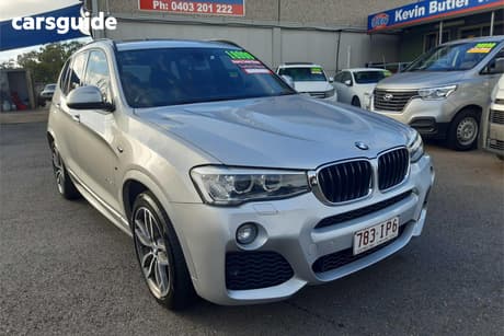 Silver 2014 BMW X3 Wagon Xdrive 20D