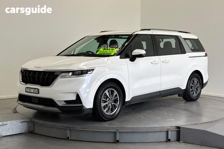 White 2022 Kia Carnival Wagon S
