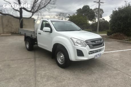 White 2018 Isuzu D-MAX Cab Chassis Sx Hi-Ride (4X2)