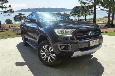 Black 2018 Ford Ranger Dual Cab Pick-up Wildtrak 3.2 (4X4)
