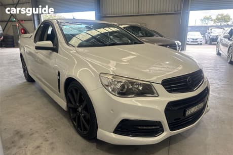 White 2015 Holden UTE Utility Sv6 Lightning
