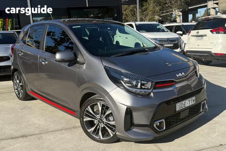 Grey 2021 Kia Picanto Hatchback Gt (Turbo) (Pe)