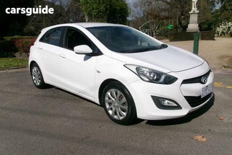 White 2012 Hyundai I30 Hatchback Active