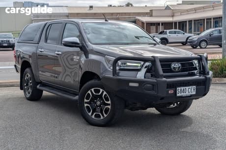 Grey 2020 Toyota Hilux Double Cab Chassis Sr5 (4X4)
