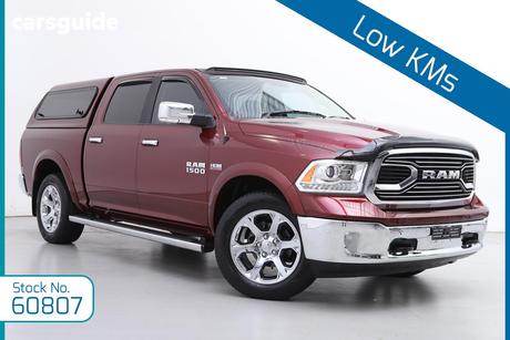 Red 2020 RAM 1500 Crew Cab Utility Laramie (4X4)