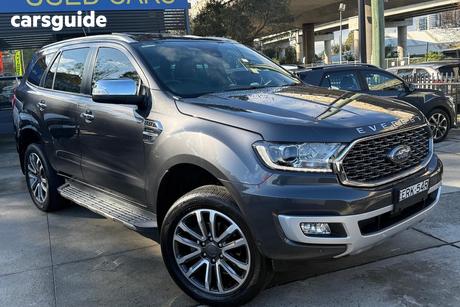 Grey 2021 Ford Everest Wagon Titanium (4Wd)