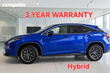 Blue 2018 Lexus RX450H Wagon F Sport Hybrid