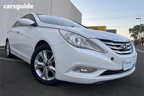 White 2012 Hyundai I45 Sedan Elite
