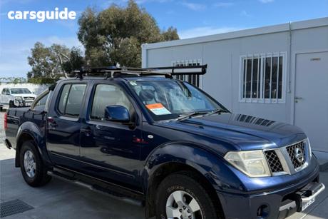 Blue 2011 Nissan Navara Dual Cab Chassis Rx (4X4)