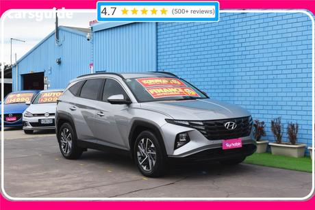 Silver 2023 Hyundai Tucson Wagon Elite (Awd)