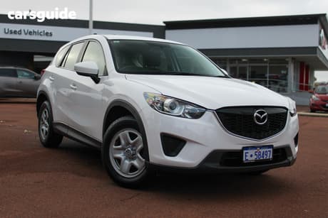 White 2014 Mazda CX-5 Wagon Maxx (4X4)