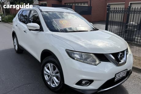 White 2015 Nissan X-Trail Wagon St-L 7 Seat (Fwd)