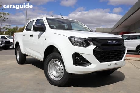 White 2025 Isuzu D-MAX Crew Cab Utility Sx (4X4)