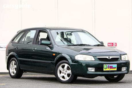 Green 1998 Mazda 323 Hatchback Astina