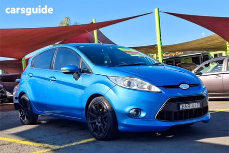 Blue 2009 Ford Fiesta Hatchback Zetec