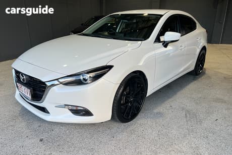 Black 2017 Mazda 3 Sedan Sp25 Gt