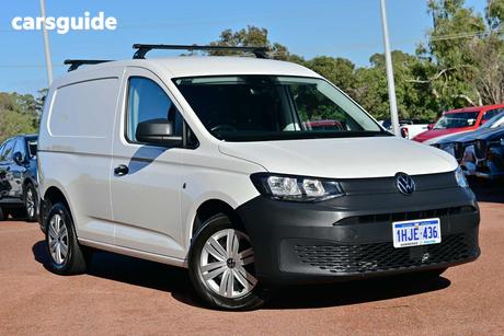 White 2021 Volkswagen Caddy Commercial TDI320 F