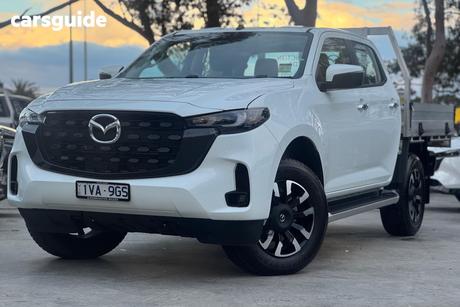 White 2025 Mazda BT-50 Dual Cab Chassis Xtr (4X4)