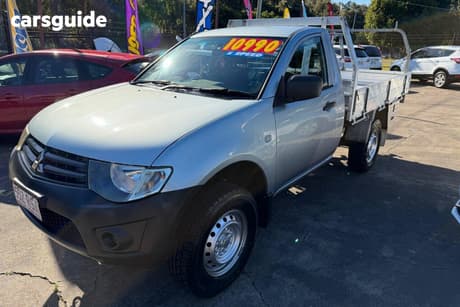 Silver 2011 Mitsubishi Triton Cab Chassis Gl