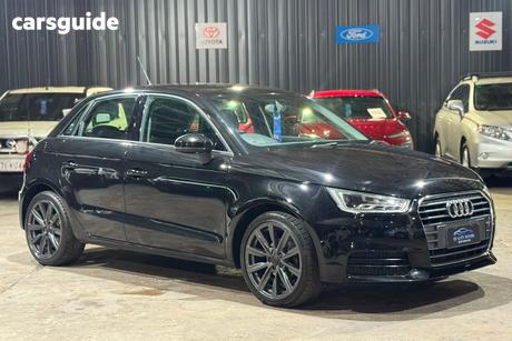 Black 2018 Audi A1 Hatchback Sportback 1.0 Tfsi