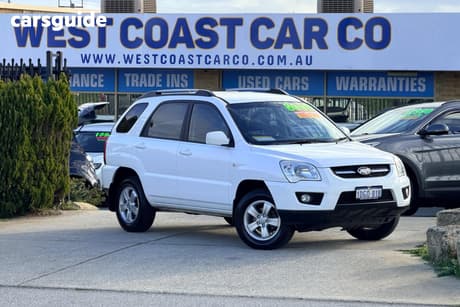 White 2010 Kia Sportage Wagon Ex (Fwd)